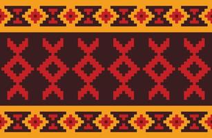 Aztec Native American patterns. Colorful Traditional  African patterns embroidery. Design for print texture. Border background for  wallpaper, wrapping paper vector