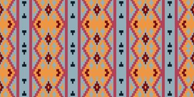 Seamless Tribal Ethnic Pattern Aztec Geometric Background Mexican Ornamental Texture. Simplicity pattern. Design for print texture. Border background for  wallpaper, wrapping paper vector