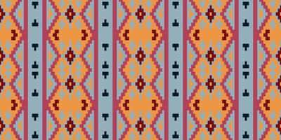 Seamless Tribal Ethnic Pattern Aztec Geometric Background Mexican Ornamental Texture. Simplicity pattern. Design for print texture. Border background for  wallpaper, wrapping paper vector