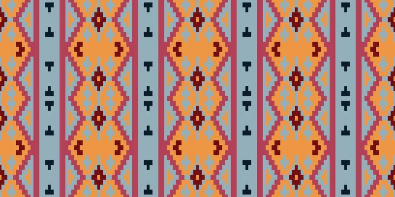 Seamless Tribal Ethnic Pattern Aztec Geometric Background Mexican Ornamental Texture. Simplicity pattern. Design for print texture. Border background for  wallpaper, wrapping paper