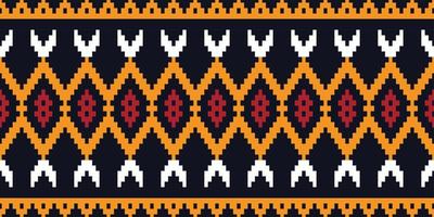 Seamless ethnic background. mexican, african endless pattern.Traditional embroidery. Design for print texture. Border background for  wallpaper, wrapping paper vector