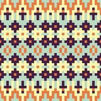 tradicional afroamericano étnico geométrico de patrones sin fisuras azteca diseño tela tapiz chevron ornamento textil decoración papel pintado turco boho tribal bordado fondo vector