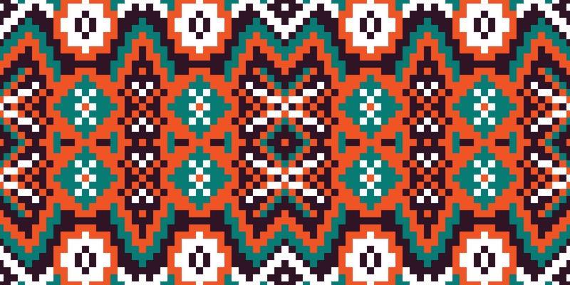 Illustration of Tribal pattern vector seamless. African or native american print.Aztec fabric carpet mandala ornament chevron textile decoration wallpaper. Tribal boho