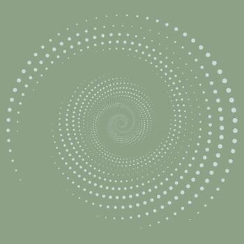 ilustración vectorial que consiste en círculos. patrón de ilusión óptica. diseño punteado para negocios. fondo geométrico creativo en estilo de trama de semitonos. papel pintado de arte óptico. vector