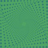 Abstract green halftone dotted background. Monochrome grunge pattern with dot. Vector modern optical art texture for posters, sites, business cards, postcards, labels, stickers layout. Illusion.