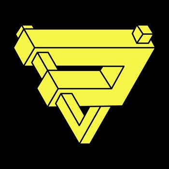 Optical illusion. Impossible shapes. Sacred geometry figures. Abstract eternal geometric objects. Paradox. Impossible endless outline. Optical art. vector