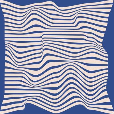 Simple pattern, abstract, retro, art, design for decoration, wrapping paper, print, fabric or textile, cute wallpaper, modern texture. Op art. Optical illusion background.