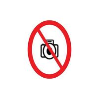 no taking photos vector illustration design