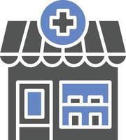 estilo de icono de farmacia vector