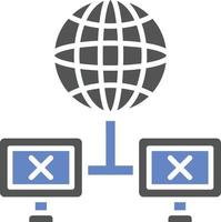 Connection Lost Icon Style vector