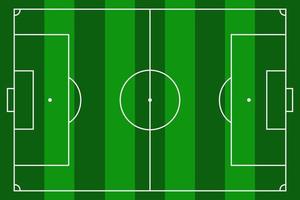 Green Football soccer field vector