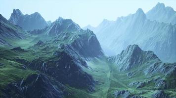 mist in de bergen van noorwegen video