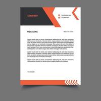 Letterhead Template Design vector