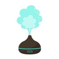 humidificador moderno para el hogar al estilo de las caricaturas. vector