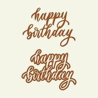 Birthday Quotes Lettering vector