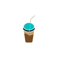 ICE DRINK JUICE ICONS vector