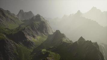fog in the mountains of Norway video