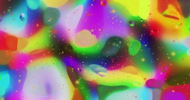 animazione colorata astratta. sfondo liquido multicolore. sfondo multicolore astratto in movimento. bella trama sfumata video