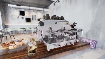 Close-up of espresso coffee machine video