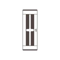 door icon illustration design element vector