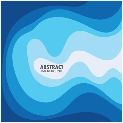 ABSTRACT WAVE BACKGROUND DESIGN WITH BLUE COMBINATION VECTOR