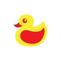 vector de icono de logotipo de símbolo de pato