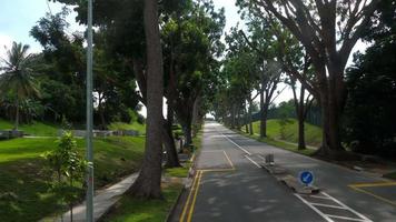 route de singapour depuis le bus video