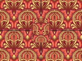 set color combination of seamless ornamental pattern vector