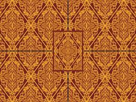set color combination of seamless ornamental pattern vector