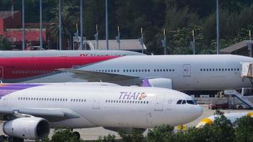Aircraft Traffic in Phuket airport