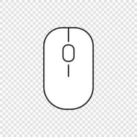 icono del mouse de la computadora vector