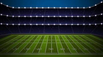 American football stadium vector