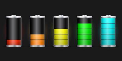 carga de batería de energía completa. vector