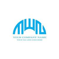 MWN letter logo creative design with vector graphic