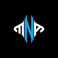MNA letter logo creative design with vector graphic