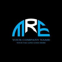 MRE letter logo creative design with vector graphic