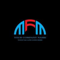 MFM letter logo creative design with vector graphic