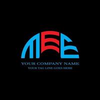 MEE letter logo creative design with vector graphic