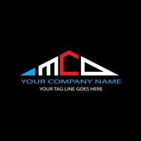 MCD letter logo creative design with vector graphic