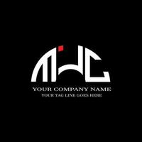 MJC letter logo creative design with vector graphic