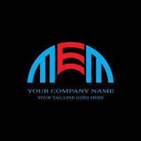 MEM letter logo creative design with vector graphic