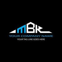 MBK letter logo creative design with vector graphic