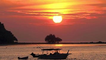 zonsonderganglandschap bij Phuket