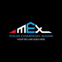 MEX letter logo creative design with vector graphic