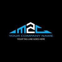 Diseño creativo del logotipo de la letra mzc con gráfico vectorial vector