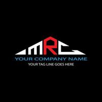 MRC letter logo creative design with vector graphic