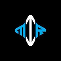 MIR letter logo creative design with vector graphic
