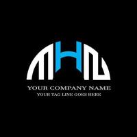 MHN letter logo creative design with vector graphic