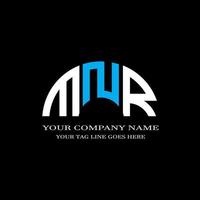 MNR letter logo creative design with vector graphic