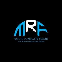 MRF letter logo creative design with vector graphic